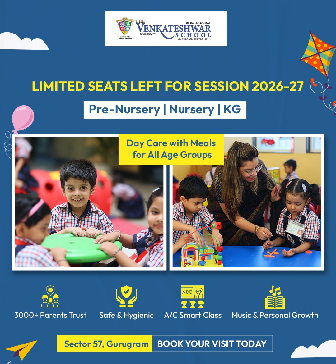 Nursery and KG Admission 2026-27 Gurgaon